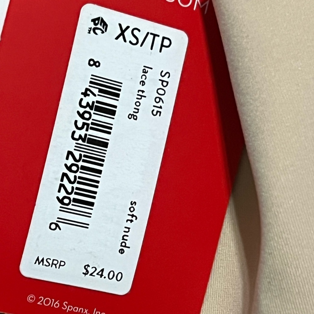 NWT Spanx Thong -XS - Picture 4 of 6